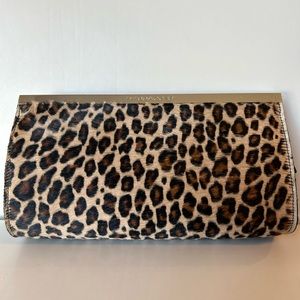 Massaccesi Leopard Haircalf Stella Clutch
